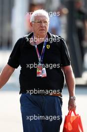 A man in the paddock. 06.09.2012. Formula 1 World Championship, Rd 13, Italian Grand Prix, Monza, Italy, Preparation Day