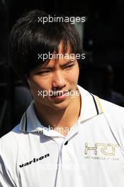 Ma Qing Hua (CHN) Hispania Racing F1 Team (HRT) Test Driver. 06.09.2012. Formula 1 World Championship, Rd 13, Italian Grand Prix, Monza, Italy, Preparation Day