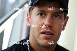 Sebastian Vettel (GER) Red Bull Racing. 06.09.2012. Formula 1 World Championship, Rd 13, Italian Grand Prix, Monza, Italy, Preparation Day