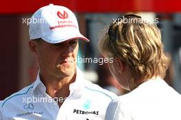 Michael Schumacher (GER), Mercedes GP  06.09.2012. Formula 1 World Championship, Rd 13, Italian Grand Prix, Monza, Italy, Preparation Day