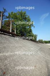 The famous old Monza banking. 06.09.2012. Formula 1 World Championship, Rd 13, Italian Grand Prix, Monza, Italy, Preparation Day