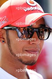 Lewis Hamilton (GBR) McLaren . 06.09.2012. Formula 1 World Championship, Rd 13, Italian Grand Prix, Monza, Italy, Preparation Day