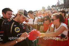 Jerome d'Ambrosio (BEL), Lotus F1 Team  06.09.2012. Formula 1 World Championship, Rd 13, Italian Grand Prix, Monza, Italy, Preparation Day