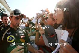 Jerome d'Ambrosio (BEL), Lotus F1 Team  06.09.2012. Formula 1 World Championship, Rd 13, Italian Grand Prix, Monza, Italy, Preparation Day