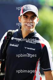 Pastor Maldonado (VEN) Williams. 06.09.2012. Formula 1 World Championship, Rd 13, Italian Grand Prix, Monza, Italy, Preparation Day