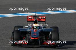 10.02.2012 Jerez, Spain, Lewis Hamilton (GBR), McLaren Mercedes   - Formula 1 Testing, day 4 - Formula 1 World Championship