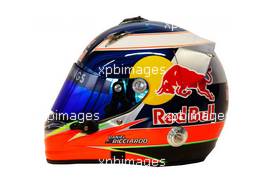 10.02.2012 Jerez, Spain, Daniel Ricciardo (AUS), Scuderia Toro Rosso helmet - Formula 1 Testing, day 1 - Formula 1 World Championship
