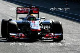 10.02.2012 Jerez, Spain, Lewis Hamilton (GBR), McLaren Mercedes   - Formula 1 Testing, day 1 - Formula 1 World Championship