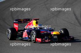 10.02.2012 Jerez, Spain, Sebastian Vettel (GER), Red Bull Racing   - Formula 1 Testing, day 1 - Formula 1 World Championship