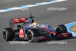 10.02.2012 Jerez, Spain, Lewis Hamilton (GBR), McLaren Mercedes   - Formula 1 Testing, day 4 - Formula 1 World Championship