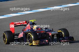 10.02.2012 Jerez, Spain, Jean-Eric Vergne (FRA), Scuderia Toro Rosso    - Formula 1 Testing, day 4 - Formula 1 World Championship