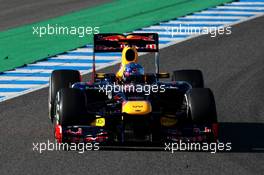 10.02.2012 Jerez, Spain, Sebastian Vettel (GER), Red Bull Racing   - Formula 1 Testing, day 1 - Formula 1 World Championship