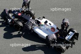 09.02.2012 Jerez, Spain, Sergio Perez (MEX), Sauber F1 Team   - Formula 1 Testing, day 1 - Formula 1 World Championship