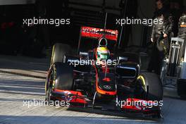 09.02.2012 Jerez, Spain, Lewis Hamilton (GBR), McLaren Mercedes   - Formula 1 Testing, day 1 - Formula 1 World Championship