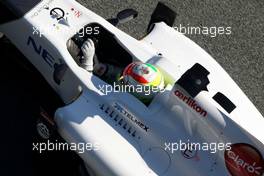 09.02.2012 Jerez, Spain, Sergio Perez (MEX), Sauber F1 Team   - Formula 1 Testing, day 1 - Formula 1 World Championship
