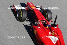 09.02.2012 Jerez, Spain, Fernando Alonso (ESP), Scuderia Ferrari   - Formula 1 Testing, day 1 - Formula 1 World Championship