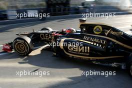 09.02.2012 Jerez, Spain, Romain Grosjean (FRA), Lotus Renault GP   - Formula 1 Testing, day 1 - Formula 1 World Championship
