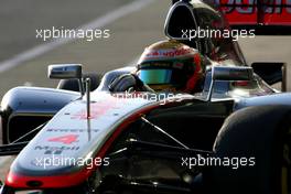 09.02.2012 Jerez, Spain, Lewis Hamilton (GBR), McLaren Mercedes   - Formula 1 Testing, day 1 - Formula 1 World Championship