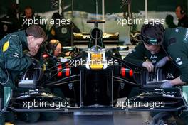 09.02.2012 Jerez, Spain, Caterham F1 Team  - Formula 1 Testing, day 1 - Formula 1 World Championship