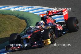 07.02.2012 Jerez, Spain, Daniel Ricciardo (AUS), Scuderia Toro Rosso   - Formula 1 Testing, day 1 - Formula 1 World Championship