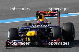 07.02.2012 Jerez, Spain, Mark Webber (AUS), Red Bull Racing in the new RB8    - Formula 1 Testing, day 1 - Formula 1 World Championship