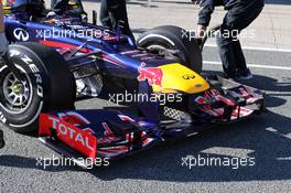 07.02.2012 Jerez, Spain, Mark Webber (AUS), Red Bull Racing in the new RB8 front wing - Formula 1 Testing, day 1 - Formula 1 World Championship