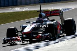 08.02.2012 Jerez, Spain, Jenson Button (GBR), McLaren Mercedes   - Formula 1 Testing, day 1 - Formula 1 World Championship