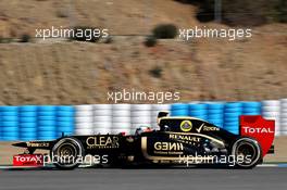 08.02.2012 Jerez, Spain, Kimi Raikkonen, Lotus Renault F1 Team  - Formula 1 Testing, day 1 - Formula 1 World Championship