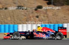 08.02.2012 Jerez, Spain, Mark Webber (AUS), Red Bull Racing  - Formula 1 Testing, day 1 - Formula 1 World Championship
