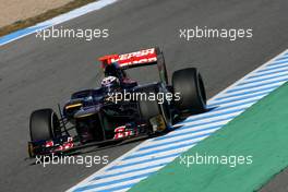 08.02.2012 Jerez, Spain, Daniel Ricciardo (AUS), Scuderia Toro Rosso   - Formula 1 Testing, day 1 - Formula 1 World Championship