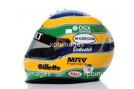 08.02.2012 Jerez, Spain, Bruno Senna (VEN), Williams F1 Team helmet - Formula 1 Testing, day 1 - Formula 1 World Championship
