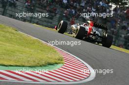 Kimi Raikkonen (FIN) Lotus F1 E20. 05.10.2012. Formula 1 World Championship, Rd 15, Japanese Grand Prix, Suzuka, Japan, Practice Day.