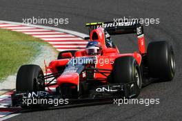 Charles Pic (FRA) Marussia F1 Team MR01. 05.10.2012. Formula 1 World Championship, Rd 15, Japanese Grand Prix, Suzuka, Japan, Practice Day.
