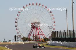 Nico Hulkenberg (GER) Sahara Force India F1 VJM05. 05.10.2012. Formula 1 World Championship, Rd 15, Japanese Grand Prix, Suzuka, Japan, Practice Day.
