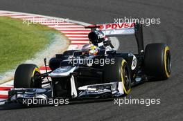 Pastor Maldonado (VEN) Williams FW34. 05.10.2012. Formula 1 World Championship, Rd 15, Japanese Grand Prix, Suzuka, Japan, Practice Day.