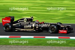 Romain Grosjean (FRA) Lotus F1 E20. 05.10.2012. Formula 1 World Championship, Rd 15, Japanese Grand Prix, Suzuka, Japan, Practice Day.