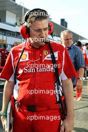 Pat Fry (GBR) Ferrari Deputy Technical Director and Head of Race Engineering on the grid. 07.10.2012. Formula 1 World Championship, Rd 15, Japanese Grand Prix, Suzuka, Japan, Race Day.