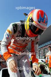 Paul di Resta (GBR) Sahara Force India VJM05 on the grid. 07.10.2012. Formula 1 World Championship, Rd 15, Japanese Grand Prix, Suzuka, Japan, Race Day.