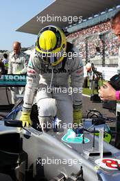 Nico Rosberg (GER) Mercedes AMG F1 W03 on the grid. 07.10.2012. Formula 1 World Championship, Rd 15, Japanese Grand Prix, Suzuka, Japan, Race Day.