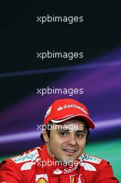 Felipe Massa (BRA) Ferrari in the FIA Press Conference. 07.10.2012. Formula 1 World Championship, Rd 15, Japanese Grand Prix, Suzuka, Japan, Race Day.