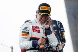 Kamui Kobayashi (JPN) Sauber celebrates his third position on the podium. 07.10.2012. Formula 1 World Championship, Rd 15, Japanese Grand Prix, Suzuka, Japan, Race Day.