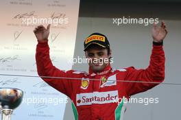 2nd place for Felipe Massa (BRA), Scuderia Ferrari 07.10.2012. Formula 1 World Championship, Rd 15, Japanese Grand Prix, Suzuka, Japan, Race Day