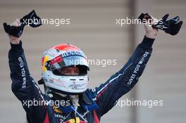 1st place for Sebastian Vettel (GER), Red Bull Racing  07.10.2012. Formula 1 World Championship, Rd 15, Japanese Grand Prix, Suzuka, Japan, Race Day