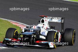 Kamui Kobayashi (JPN) Sauber C31. 07.10.2012. Formula 1 World Championship, Rd 15, Japanese Grand Prix, Suzuka, Japan, Race Day.