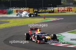Sebastian Vettel (GER) Red Bull Racing RB8. 07.10.2012. Formula 1 World Championship, Rd 15, Japanese Grand Prix, Suzuka, Japan, Race Day.