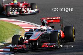 Jenson Button (GBR) McLaren MP4/27. 07.10.2012. Formula 1 World Championship, Rd 15, Japanese Grand Prix, Suzuka, Japan, Race Day.