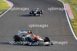 Nico Hulkenberg (GER) Sahara Force India F1 VJM05. 07.10.2012. Formula 1 World Championship, Rd 15, Japanese Grand Prix, Suzuka, Japan, Race Day.