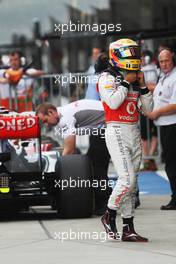 Lewis Hamilton (GBR) McLaren in parc ferme. 06.10.2012. Formula 1 World Championship, Rd 15, Japanese Grand Prix, Suzuka, Japan, Qualifying Day.