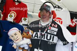 Kamui Kobayashi (JPN) Sauber merchandise on sale. 06.10.2012. Formula 1 World Championship, Rd 15, Japanese Grand Prix, Suzuka, Japan, Qualifying Day.