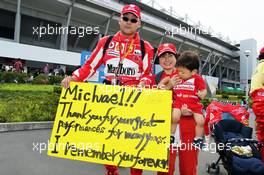 Fans and atmosphere. 06.10.2012. Formula 1 World Championship, Rd 15, Japanese Grand Prix, Suzuka, Japan, Qualifying Day.